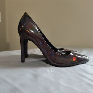 Metallic Cosmopolitan Heels